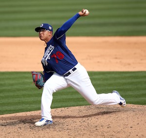Julio Urias - Los Angeles Dodgers 2016 spring training (Bill Mitchell)